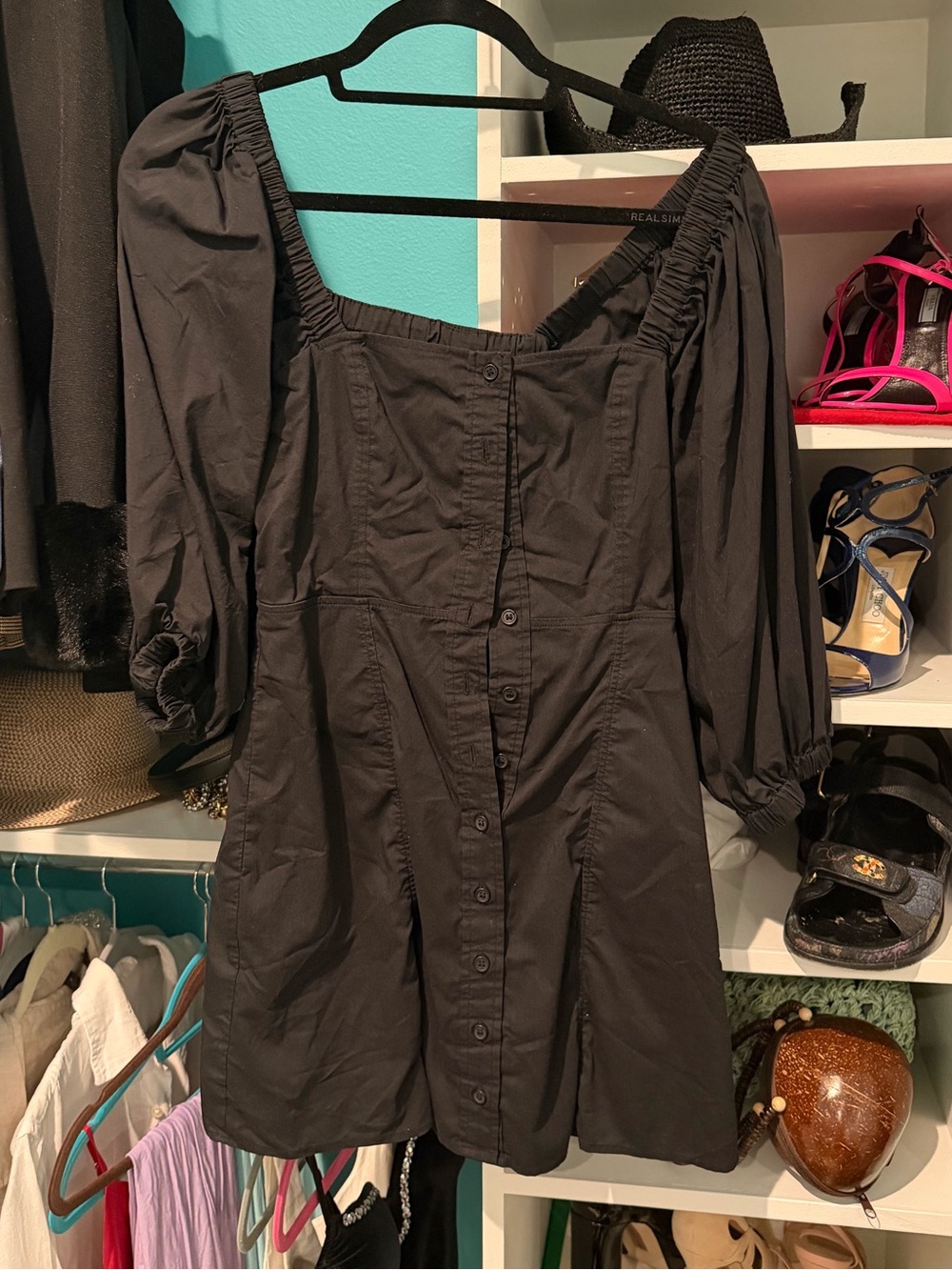 Danielle x Macy’s Puff Sleeve Mini Dress